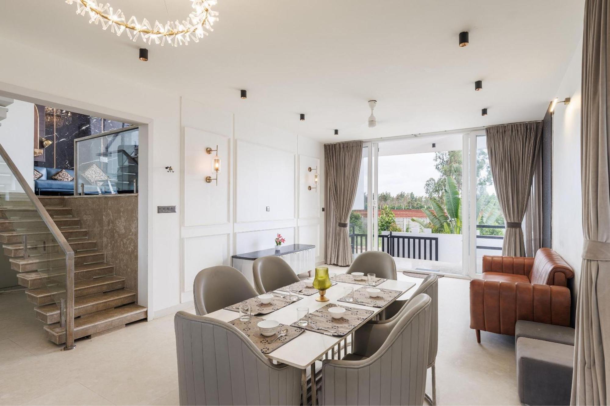 Celestial Sapphire Villa Pvt Pool Veg Food 4Bhk Dod Ballapur Экстерьер фото